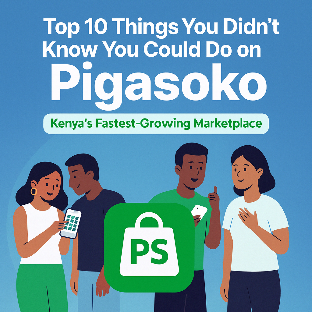 Top 10 Things You Didn’t Know You Could Do on Pigasoko (Kenya’s Fastest-Growing Marketplace)